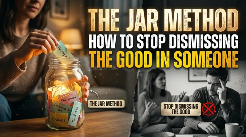 The Jar Method: How to Stop Dismissing the Good in Someone