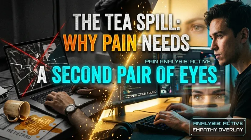 The Tea Spill: Why Pain Needs a Second Pair of Eyes